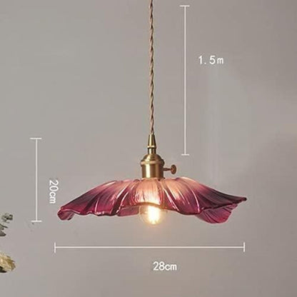 LotusGlow™ glazen lotus hanglamp voor keuken en eettafel – productafbeelding 7