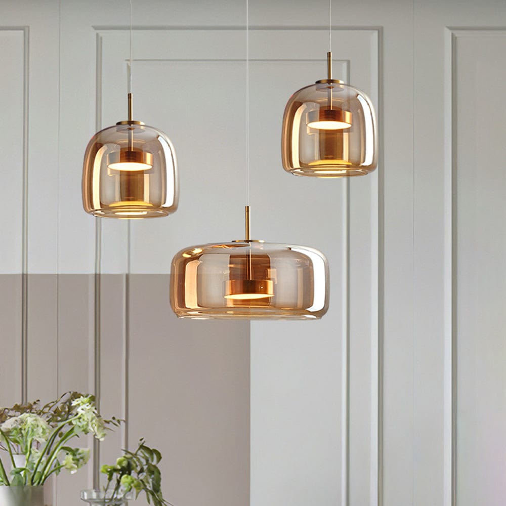 LuxeGlow™ retro glazen LED-hanglamp – productafbeelding 3