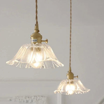 LuxeAura™ moderne glazen kroonluchter met bloemvorm – productafbeelding 2
