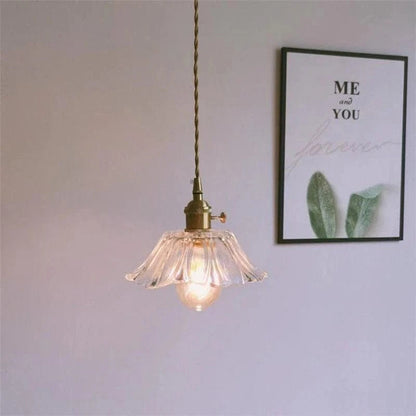LuxeAura™ moderne glazen kroonluchter met bloemvorm – productafbeelding 3