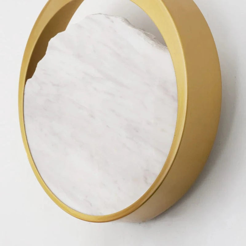LuxeGlow™ ronde marmeren wandlamp met G9-fitting – productafbeelding 6