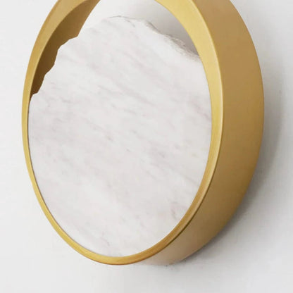 LuxeGlow™ ronde marmeren wandlamp met G9-fitting – productafbeelding 6