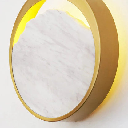 LuxeGlow™ ronde marmeren wandlamp met G9-fitting – productafbeelding 9