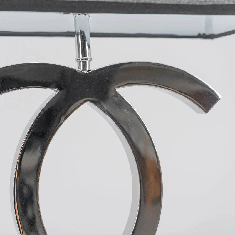 LuxeGlow™ Scandinavische tafellamp met dubbele C-vorm – productafbeelding 4