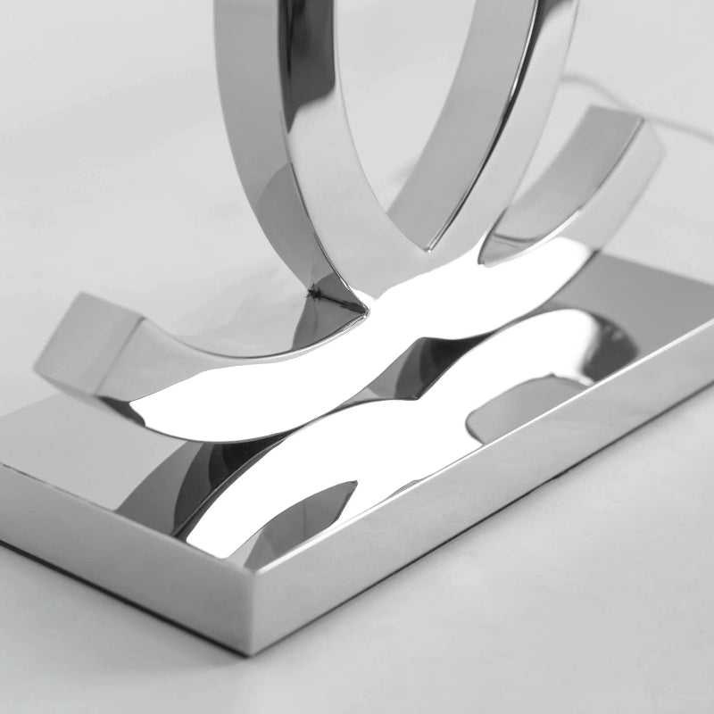 LuxeGlow™ Scandinavische tafellamp met dubbele C-vorm – productafbeelding 5