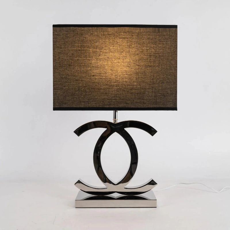 LuxeGlow™ Scandinavische tafellamp met dubbele C-vorm – productafbeelding 8