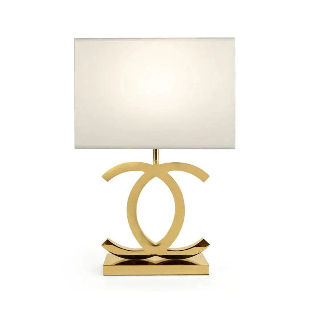 LuxeGlow™ Scandinavische tafellamp met dubbele C-vorm – productafbeelding 9