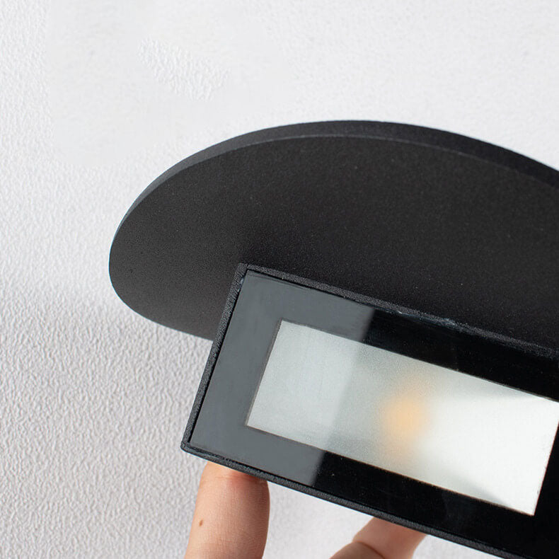 LumaGlow™ IP65 LED-buitenwandlamp van aluminium en glas – productafbeelding 5
