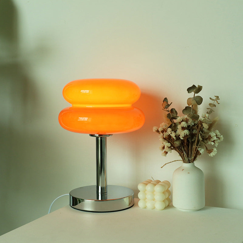 LumaGlow™ moderne glazen tafellamp van 18 × 28 cm – productafbeelding 2