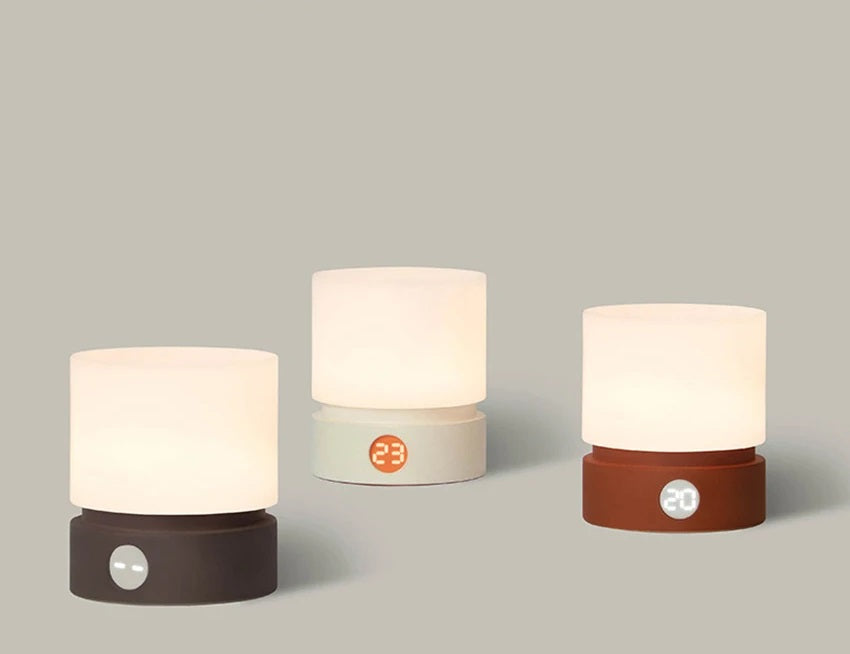 LumaGlow™ oplaadbare LED-nachtlamp met touchbediening en timer – productafbeelding 2