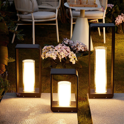 LumaShine™ minimalistische buitenlamp – solar of netstroom – productafbeelding 1
