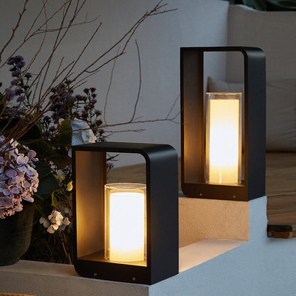 LumaShine™ minimalistische buitenlamp – solar of netstroom – productafbeelding 8