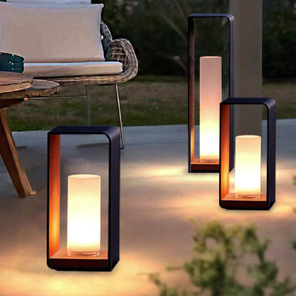 LumaShine™ minimalistische buitenlamp – solar of netstroom – productafbeelding 9