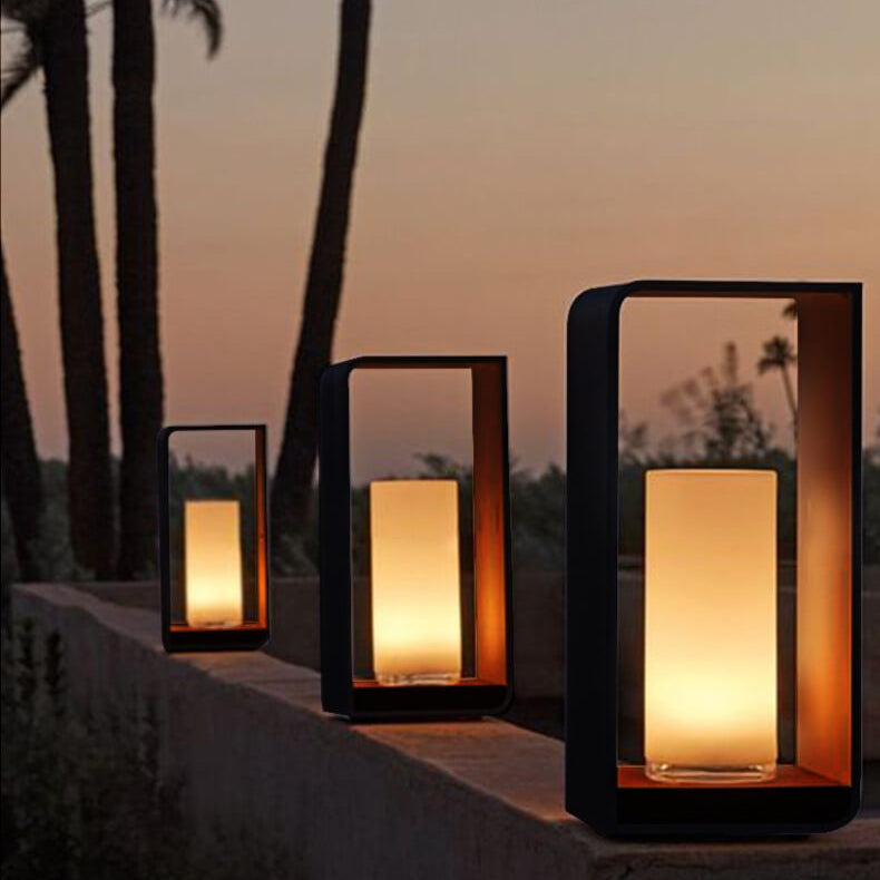 LumaShine™ minimalistische buitenlamp – solar of netstroom – productafbeelding 3