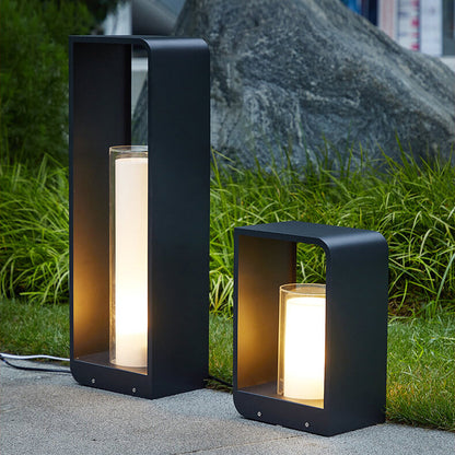 LumaShine™ minimalistische buitenlamp – solar of netstroom – productafbeelding 4