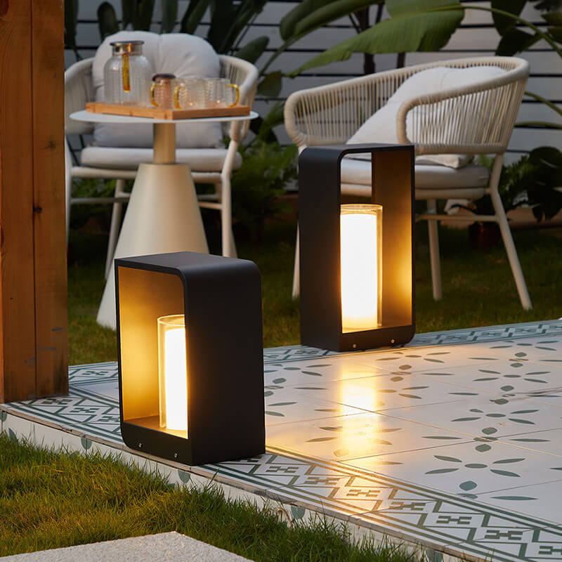 LumaShine™ minimalistische buitenlamp – solar of netstroom – productafbeelding 7