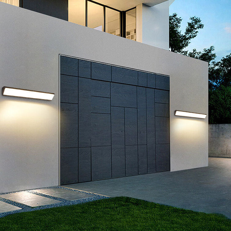 LumiAura™ langwerpige LED-buitenwandlamp met warmwit licht – productafbeelding 2