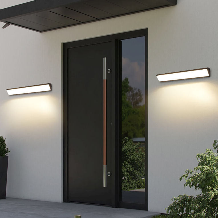 LumiAura™ langwerpige LED-buitenwandlamp met warmwit licht – productafbeelding 3
