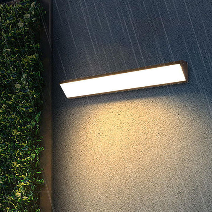 LumiAura™ langwerpige LED-buitenwandlamp met warmwit licht – productafbeelding 4