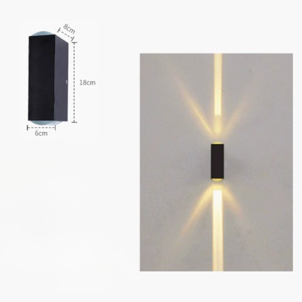 LumaShine™ waterbestendige LED-buitenwandlamp – productafbeelding 1