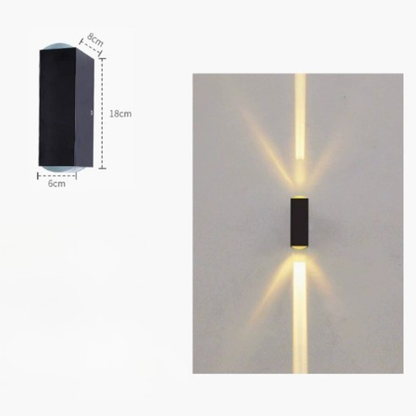 LumaShine™ waterbestendige LED-buitenwandlamp – productafbeelding 1