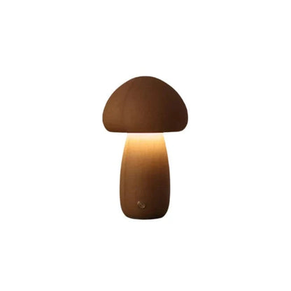 MushroomGlow™ dimbare houten paddenstoellamp met touch – productafbeelding 9
