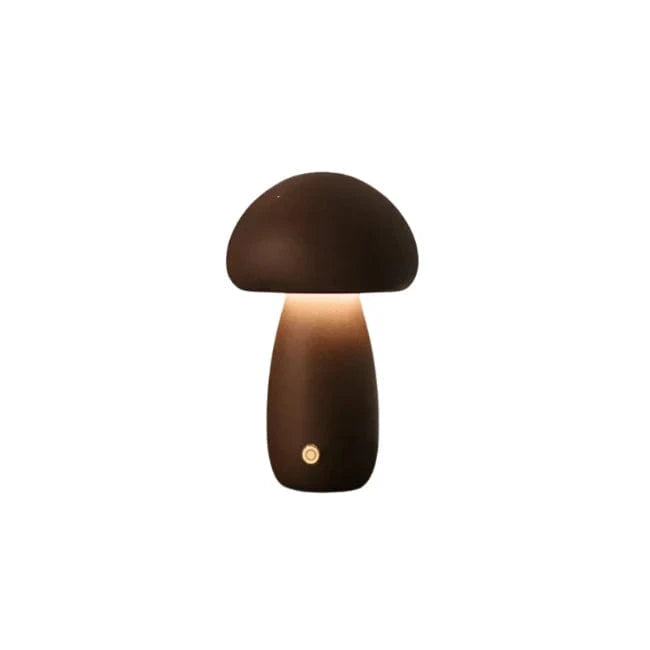 MushroomGlow™ dimbare houten paddenstoellamp met touch – productafbeelding 10