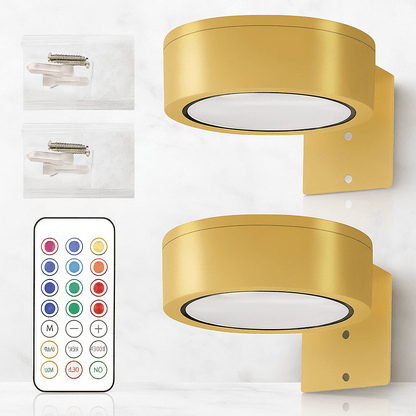 NORA™ magnetische wandlamp met 13 kleuren en afstandsbediening – productafbeelding 2