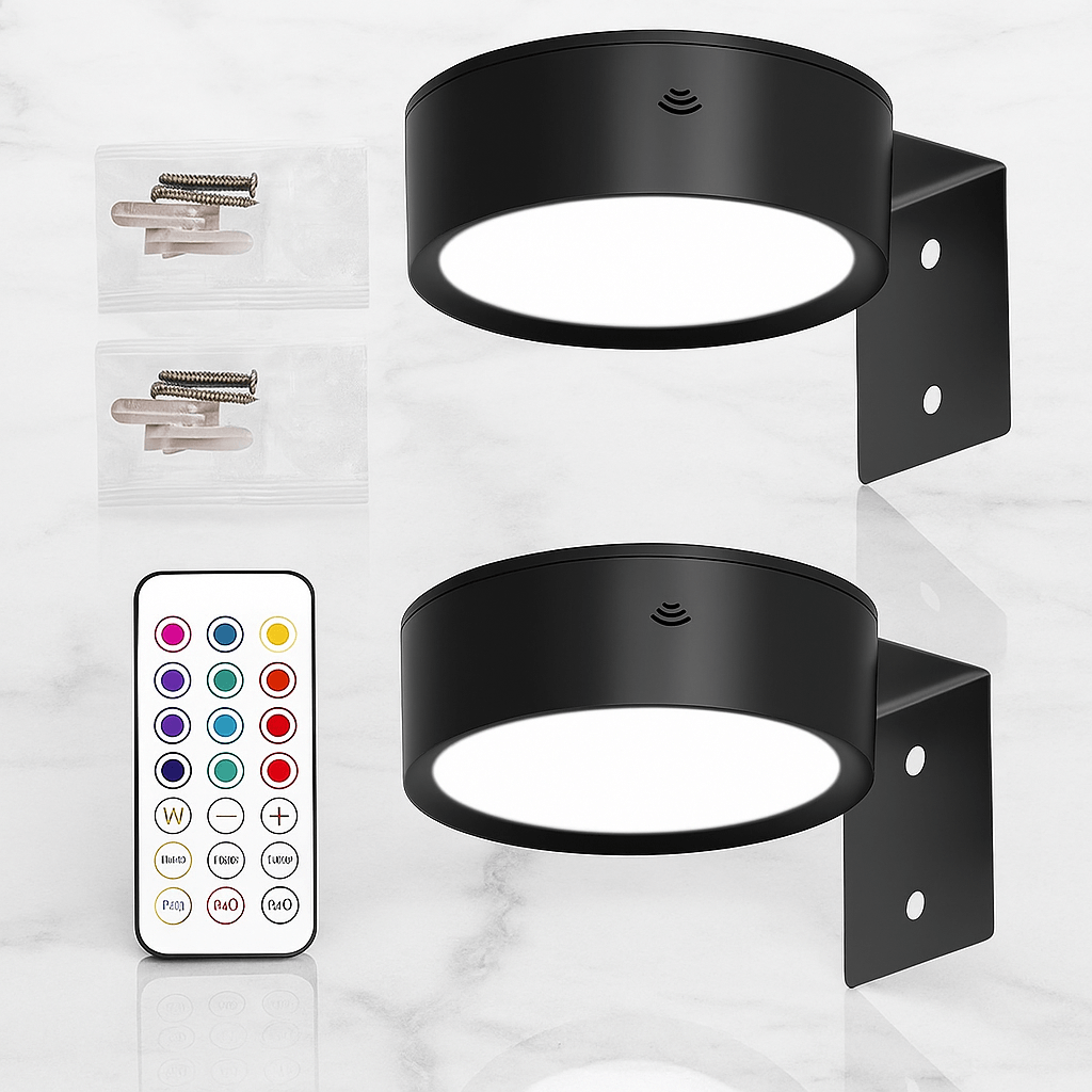 NORA™ magnetische wandlamp met 13 kleuren en afstandsbediening – productafbeelding 4
