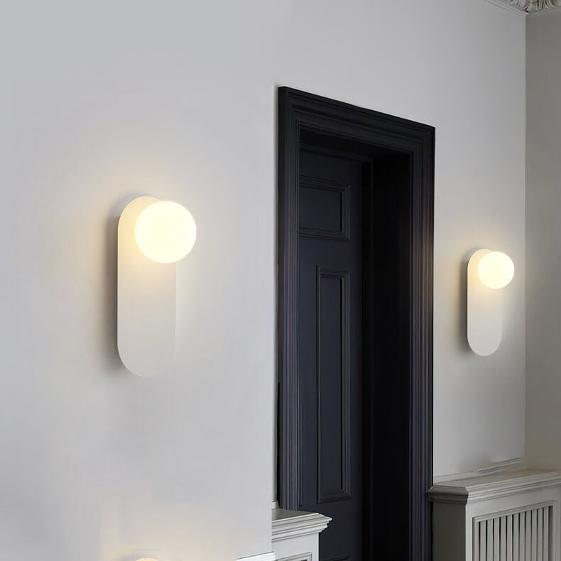 LumiNest™ minimalistische wandlamp van glas en metaal – productafbeelding 5