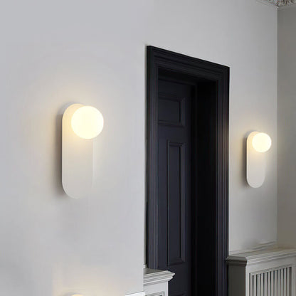 LumiNest™ minimalistische wandlamp van glas en metaal – productafbeelding 5