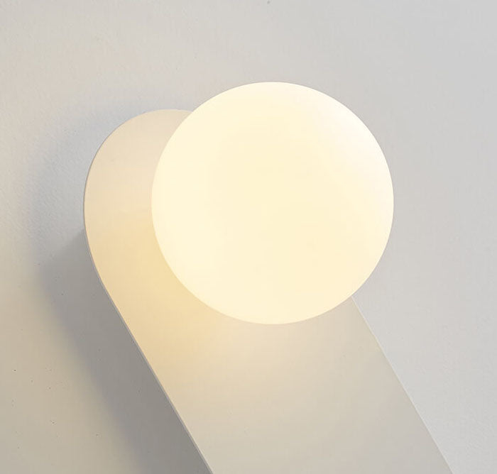 LumiNest™ minimalistische wandlamp van glas en metaal – productafbeelding 8