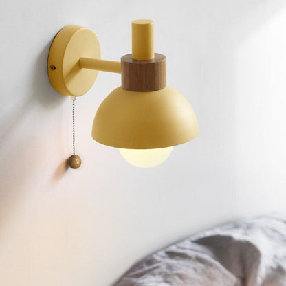 Nordic Macaron™ wandlamp van ijzer en glas – productafbeelding 1