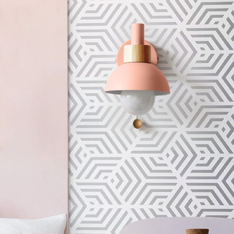 Nordic Macaron™ wandlamp van ijzer en glas – productafbeelding 3