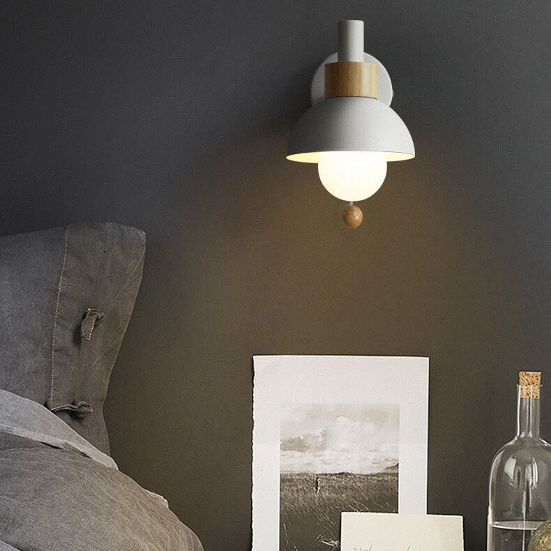 Nordic Macaron™ wandlamp van ijzer en glas – productafbeelding 9