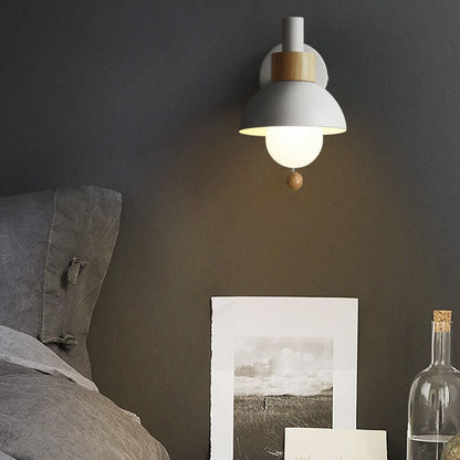 Nordic Macaron™ wandlamp van ijzer en glas – productafbeelding 9