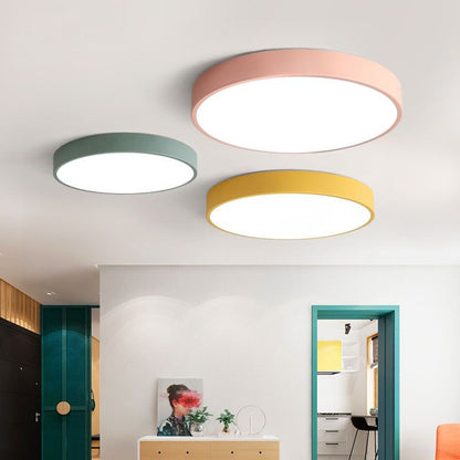 PastelRing™ ultraslanke LED-plafondlamp in pastelkleuren – productafbeelding 2