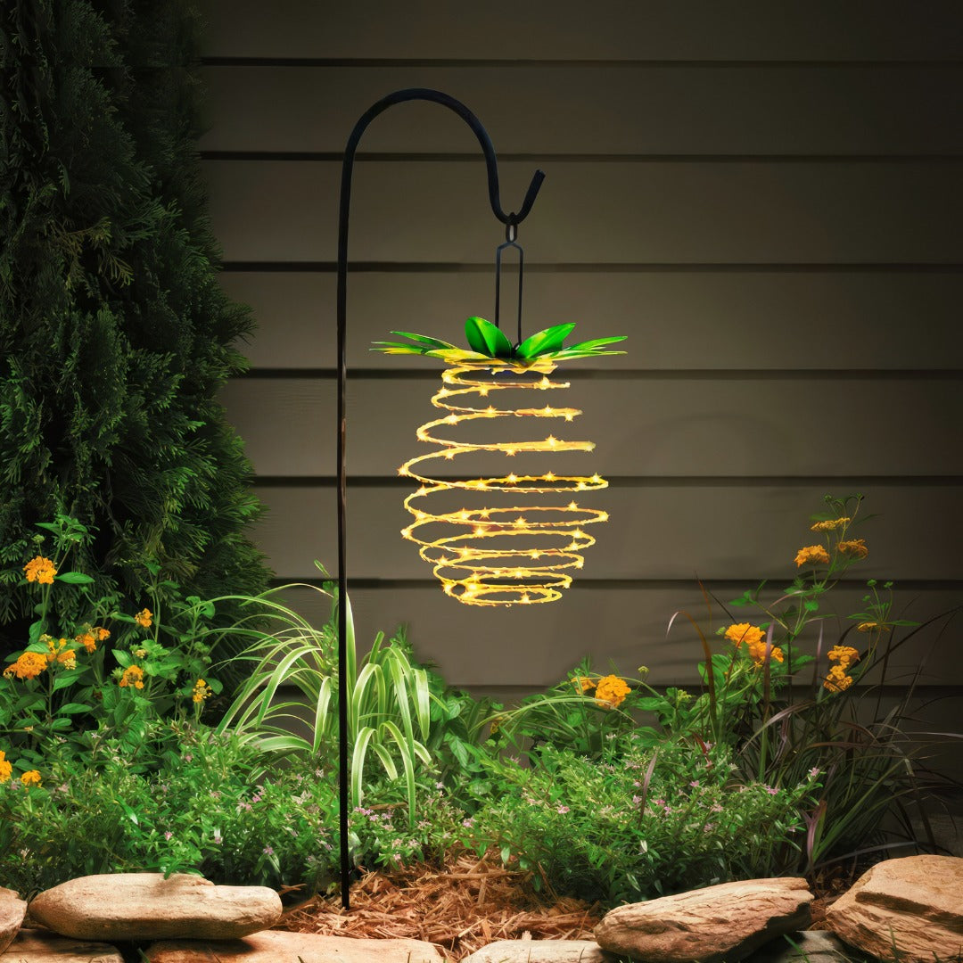 LumiGlow™ solar ananas tuinlamp met automatische LED – productafbeelding 4