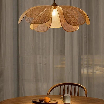 RattanAura™ rotan hanglamp met bloemvorm – productafbeelding 6