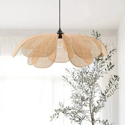 RattanAura™ rotan hanglamp met bloemvorm – productafbeelding 8