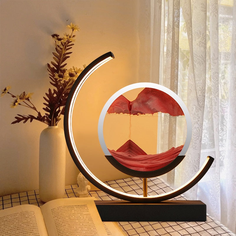 SandFlow™ LED-zandlamp met bewegende landschappen – productafbeelding 4