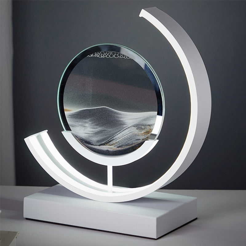 SandFlow™ LED-zandlamp met bewegende landschappen – productafbeelding 7