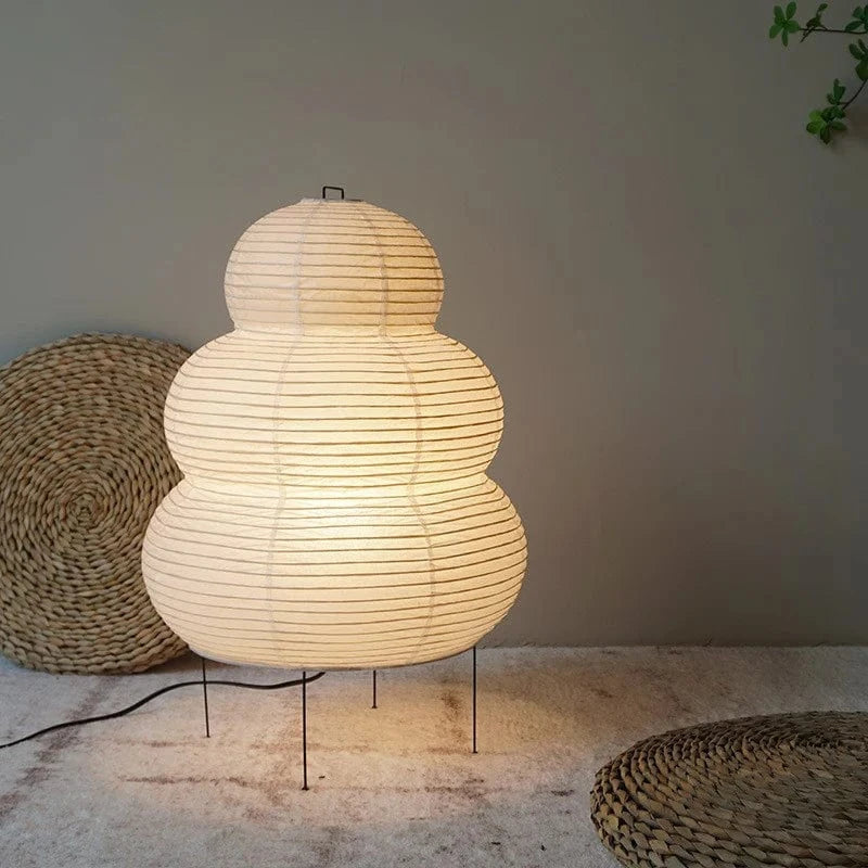 LumiNest™ Japandi tafellamp van rijstpapier met drie lagen – productafbeelding 8