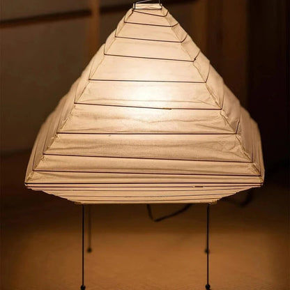 SereniLite™ piramide tafellamp van rijstpapier – productafbeelding 5