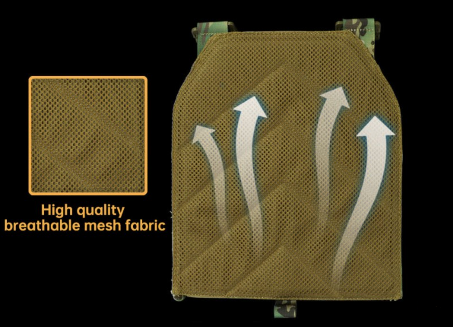 MANIKO™ ademend tactisch vest met snelontgrendeling – productafbeelding 9