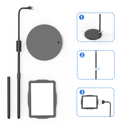 BrightView™ staande vergrootlamp met LED – afbeelding 4