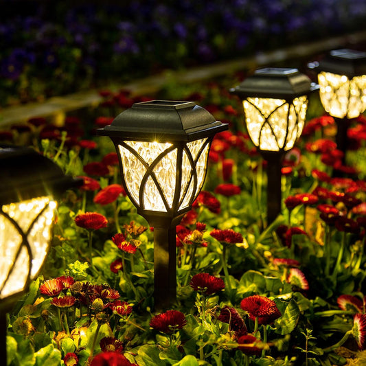 SolarGlow™ set van 6 solar tuinlampen met LED – productafbeelding 1