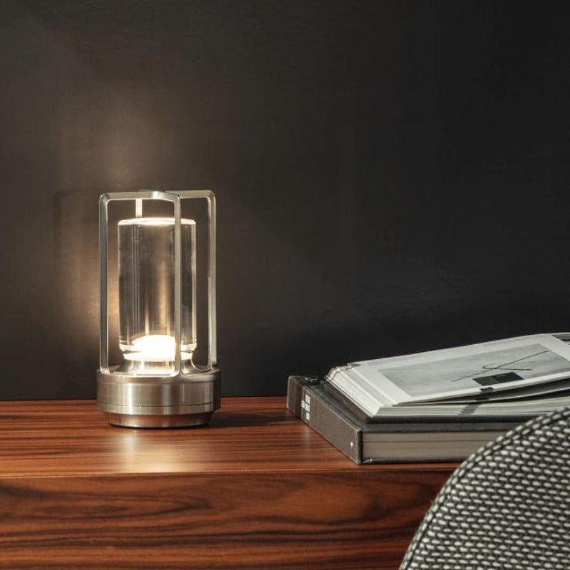 LumiAura™ draadloze kristalglazen LED-tafellamp – productafbeelding 8