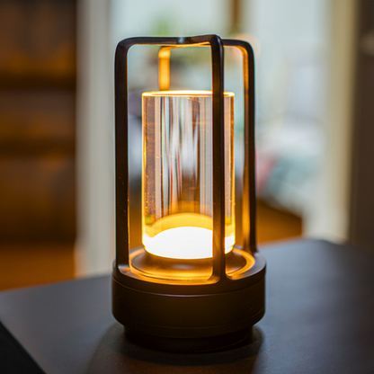 LumiNest™ draadloze aluminium tafellamp met dimbare LED – productafbeelding 5