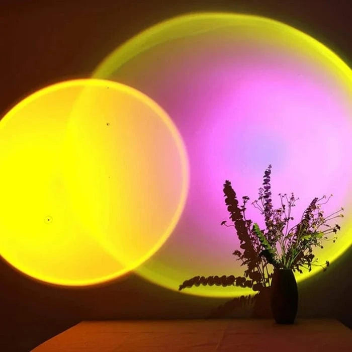 SunsetAura™ draaibare LED-zonsondergangprojector met USB – productafbeelding 3